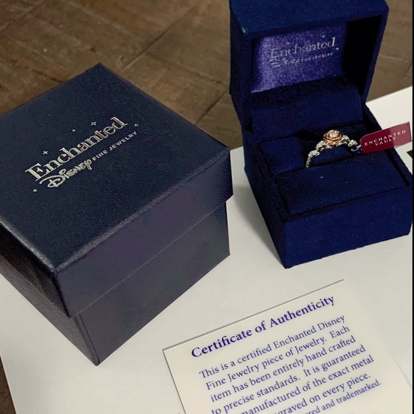 Enchanted Disney Belle Rose Ring - Picture 8 of 16